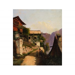 Karl Geyling, Mariahilf 1814 - 1880 Vienna, Motif from the Salzkammergut