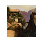 Karl Geyling, Mariahilf 1814 - 1880 Vienna, Motif from the Salzkammergut