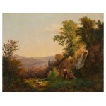 Johann Nepomuk Rauch de Milan, Vienna 1804 - 1847 Rome, Arcadian landscape