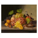 Georg Seitz, Nuremberg 1810 - 1870 Vienna, Still Life with Fruits & Flowers