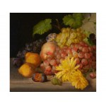 Georg Seitz, Nuremberg 1810 - 1870 Vienna, Still Life with Fruits & Flowers