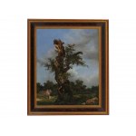 Franz Knight of Rarrel, Vienna 1830 - 1912 Vienna, Tree study
