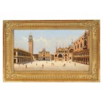 Marco Grubacs, Venice 1839 - 1910, Attributed, St Mark's Square in Venice