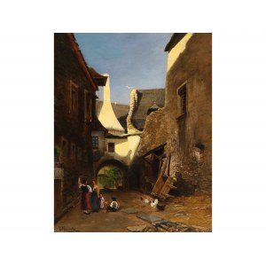 Leopold Munsch, Vienna 1826 - 1888 Bratislava, Motif from the Wachau