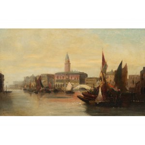 Karl Kaufmann, Neuplachowitz 1843 - 1905 Vienna, Motif from Venice