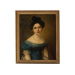 Unknown painter, 19th century, Portrait of a young lady