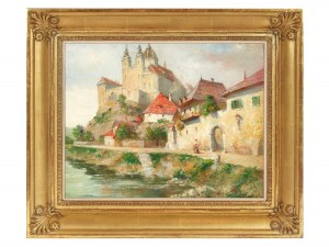 Leopold Munsch, Vienna 1826 - 1888 Bratislava, View of Melk