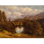 Gottfried Seelos, Bolzano 1829 - 1900 Vienna, Alpine landscape