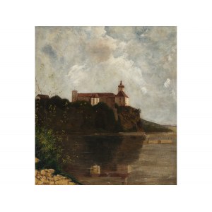 Adolf Gustav Ditscheiner, Vienna 1846 - 1904 Vienna, View of Persenbeug Castle