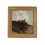 Adolf Gustav Ditscheiner, Vienna 1846 - 1904 Vienna, View of Persenbeug Castle