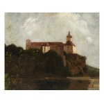 Adolf Gustav Ditscheiner, Vienna 1846 - 1904 Vienna, View of Persenbeug Castle