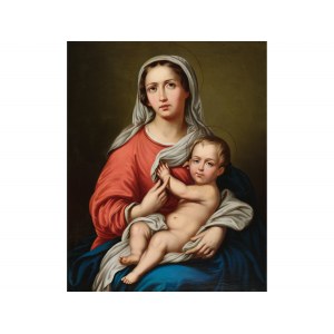 E. Klieber, Madonna, Italian School, 19th century