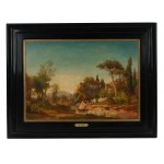 Josef Hoffmann, Vienna 1831 - 1904 Vienna, Southern Landscape