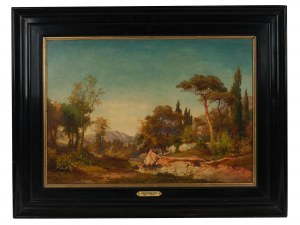 Josef Hoffmann, Vienna 1831 - 1904 Vienna, Southern Landscape