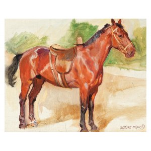 Ludwig Koch, Vienna 1866 - 1934 Vienna, Horse study