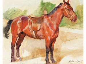 Ludwig Koch, Vienna 1866 - 1934 Vienna, Horse study