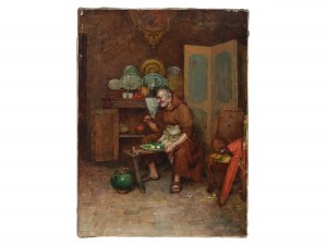 Giuseppe II Bortignoni, Bologna ca. 1883 - ca. 1925, In the monastery kitchen