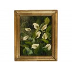 Unknown artist, White lilies, Around 1900