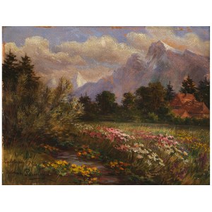 Helene Paula von Pausinger, Austria, 1871 - 1956, View of the Untersberg near Salzburg