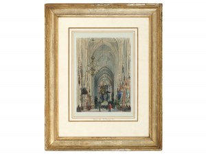 Franz Alt, Vienna 1821 - 1914 Vienna, St. Stephen's Cathedral in Advent