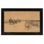 Unknown artist, Road to Tarnopol, Stone printing on paper