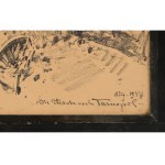 Unknown artist, Road to Tarnopol, Stone printing on paper