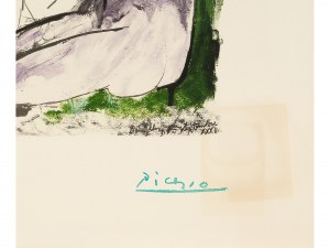 Pablo Picasso, Málaga 1881 - 1973 Mougins, Femme nue et joueuse de flûte