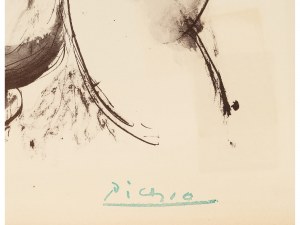 Pablo Picasso, Málaga 1881 - 1973 Mougins, Minotaure et Femme nue