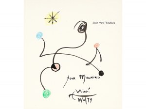 Joan Miró, Barcelona 1893 - 1983 Palma, Attributed, Pour Maurizio
