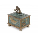 Franz Xaver Bergmann, Vienna 1861 - 1936 Vienna, Rare casket with mermaid