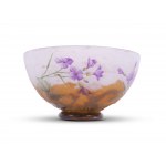 Bowl with violets, Daum Nancy ca. 1900