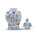 Lidded vase, Faience, Delft?