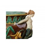 Cachepot with Nereids, Ceramic fired