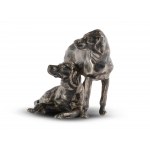 Coppia di cani da caccia, 1900 circa