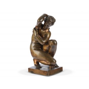 Crouching Venus, According to a model of antiquity, Executed by Susse Frères (1804-1975)