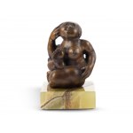 Rudolf Schwaiger, Ebensee 1924 - 1979 Vienna, Sitting nude