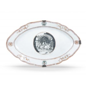 Pair of Porcelain Plates with Celebrations in the Central Medallion, Europe