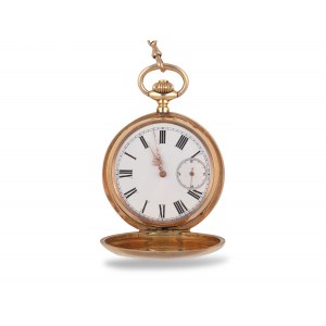 Pocket watch with chain and coin, Coin: Saint George (obverse)