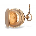 Pocket watch with chain and coin, Coin: Saint George (obverse)
