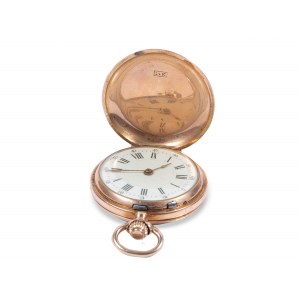 Ladies' pocket watch, 14 ct gold