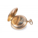 Ladies' pocket watch, 14 ct gold
