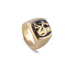Anello da uomo, oro 14 ct