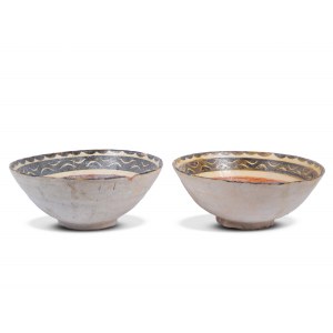 2 bowls, Nishapur, Antique