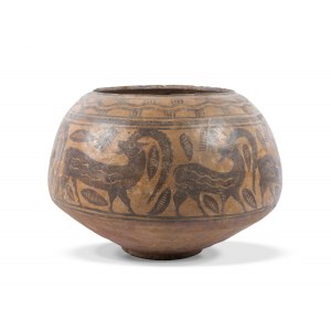 Giant vessel with all-round Ibex decoration, Indus culture, Nal culture