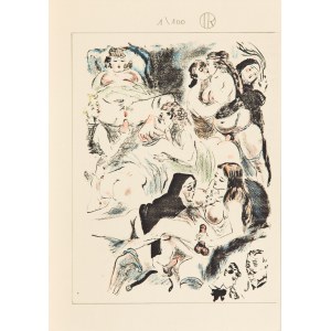 Louis BERTHOMME-SAINT-ANDRÉ (1905 - 1977), Sceny erotyczne z zakonnicami, ca. 1940