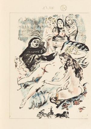 Louis BERTHOMME-SAINT-ANDRÉ (1905 - 1977), Chłosta, ca. 1940