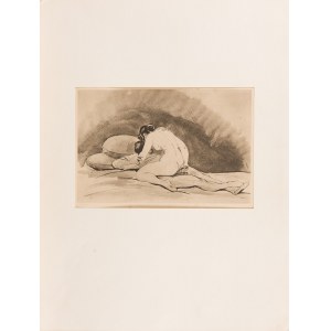 Artysta NIEOKREŚLONY (XIX w. - XX w.), Scena erotyczna