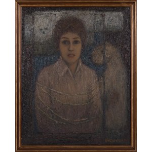 Krystyna Lisowska, Portrait of a woman, 2nd half of the 20th century.