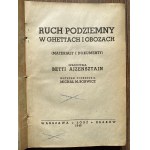 Betti Ajzensztajn, Ruch podziemny w ghettach i obozach 1946 r.