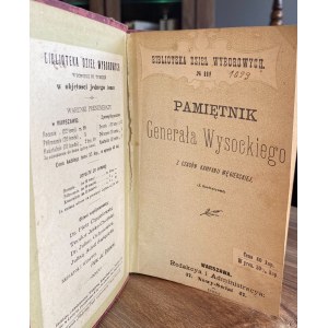 Praca zbiorowa, Pamiętnik Generała Wysockiego 1899 r.